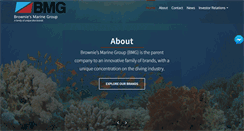 Desktop Screenshot of browniesmarinegroup.com